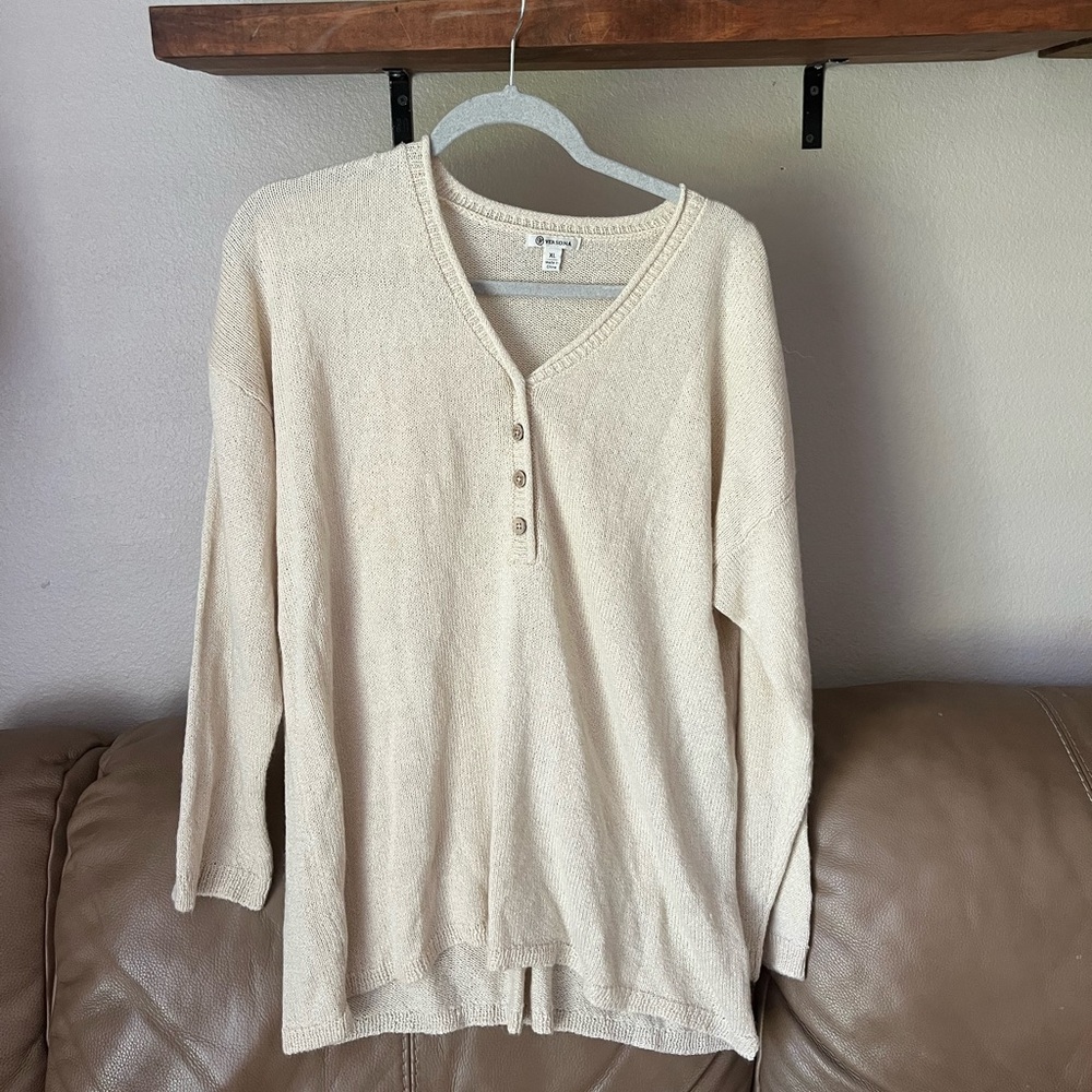 Versona Beige Knit Sweater